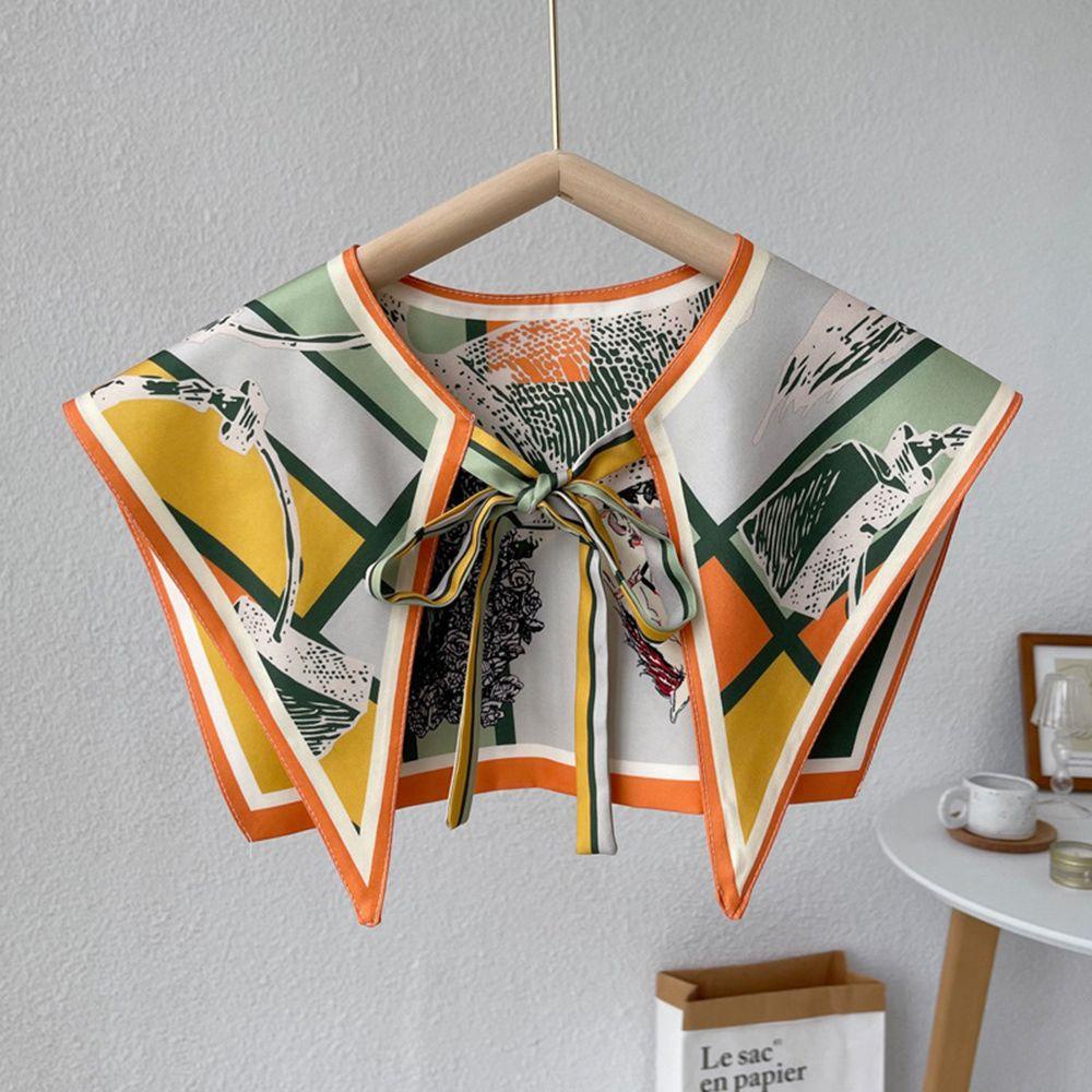 Cổ Áo Sơ Mi Giả Màu Ngà Phong Cách Cổ Điển Sang Trọng Cho Nữ