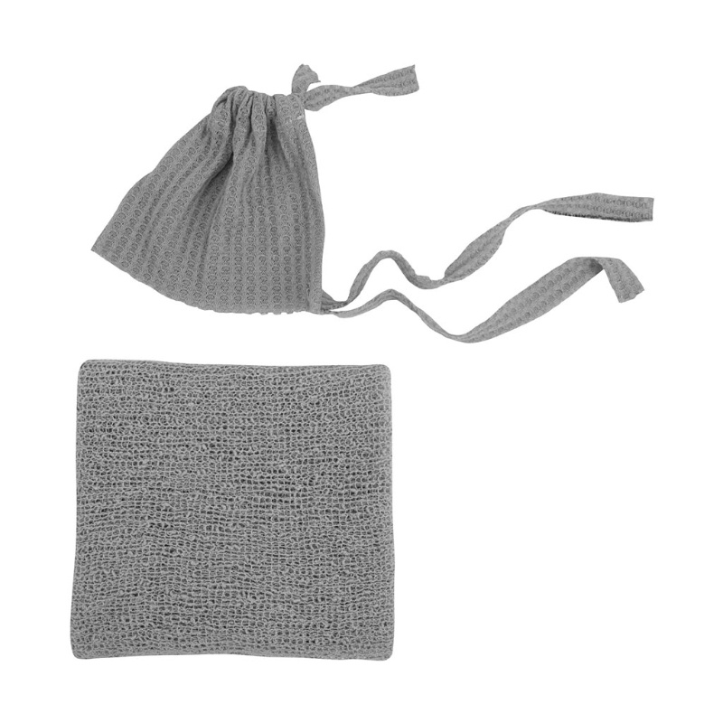 Bộ 2 Món Mũ Khăn Choàng Và Khăn Choàng Cổ Thoải Mái Quyến Rũ Cho Bé Sơ Sinh