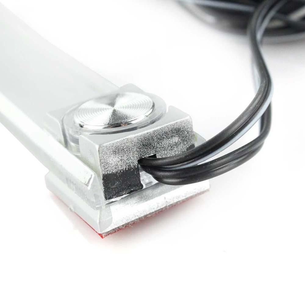 4 Đèn Led 12V Ánh Sáng Xanh Trang Trí Xe Hơi