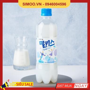 Nước Giải Khát LC Milkis Chai 500 ML - Nhập Khẩu Hàn Quốc