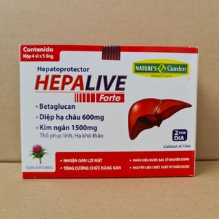 Hepalive Thanh nhiệt, giải độc gan, mát gan, tăng cường chức năng gan