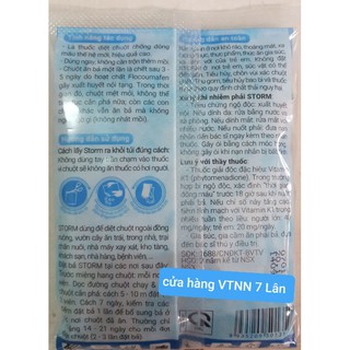 diệt chuột Storm 20viên 1gói