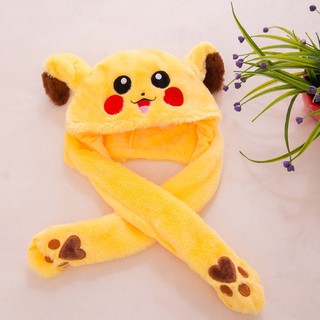 Mũ tai thỏ, pikachu giật