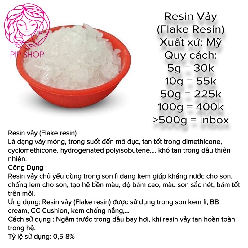 Resin Vảy Chống Trôi (Flake Resin) 5g/10g