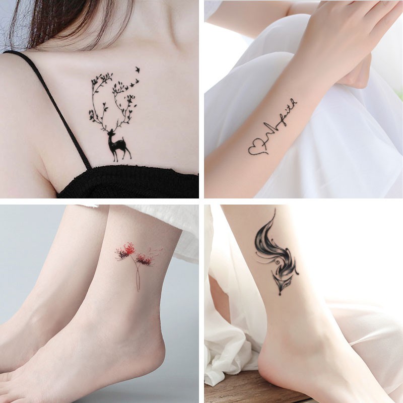 [SIÊU GIẢM GIÁ BỘ 1200 MẪU XĂM DÁN TATOO] COMBO 150 TẤM HÌNH XĂM DÁN TATTOO - CÓ 750-1200 MIẾNG DÁN HÌNH XĂM