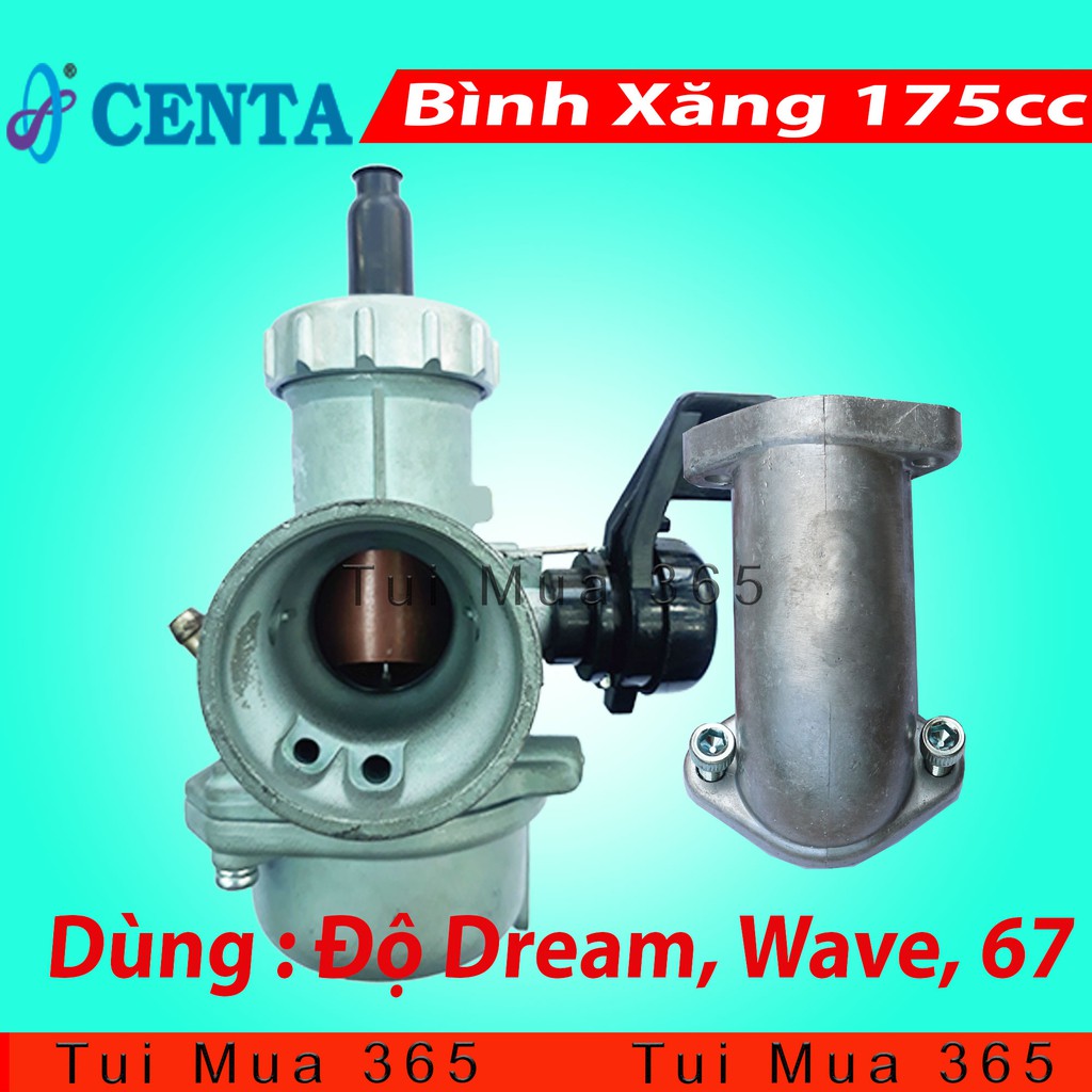 Bình Xăng Con Centa 175 Độ cho Dream, Wave, 67