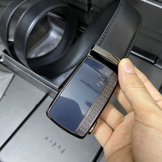 Nịt Pedro xanh viền caro -NN154