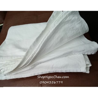 Combo 50 khăn lau ly cốc màu trắng, không để lại bám bụi
