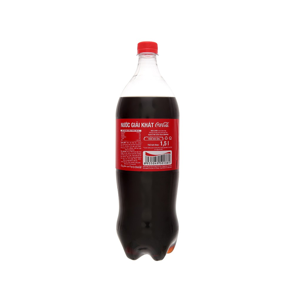 (HỎA TỐC) Nước ngọt Coca Cola nguyên bản chai 1.5 lít