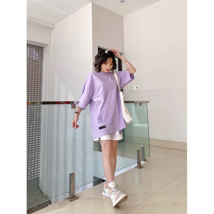 Áo Thun BOO Nam Nữ Unisex Oversize Dáng Rộng 100%Cotton In Logo BOOLAAB Phản Quang