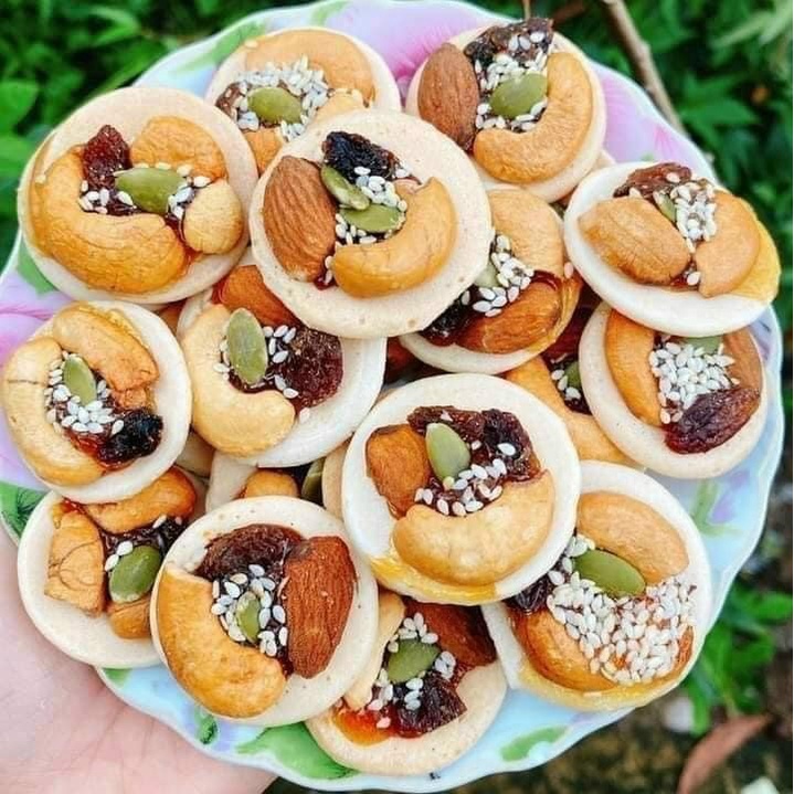 400GR Bánh đồng tiền mix hạt dinh dưỡng NHII FOOD thực phẩm sạch nhà làm