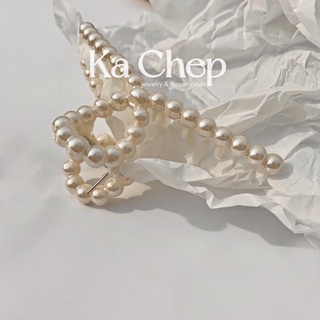 Kẹp tóc Hàn Quốc kiểu ngọc trai