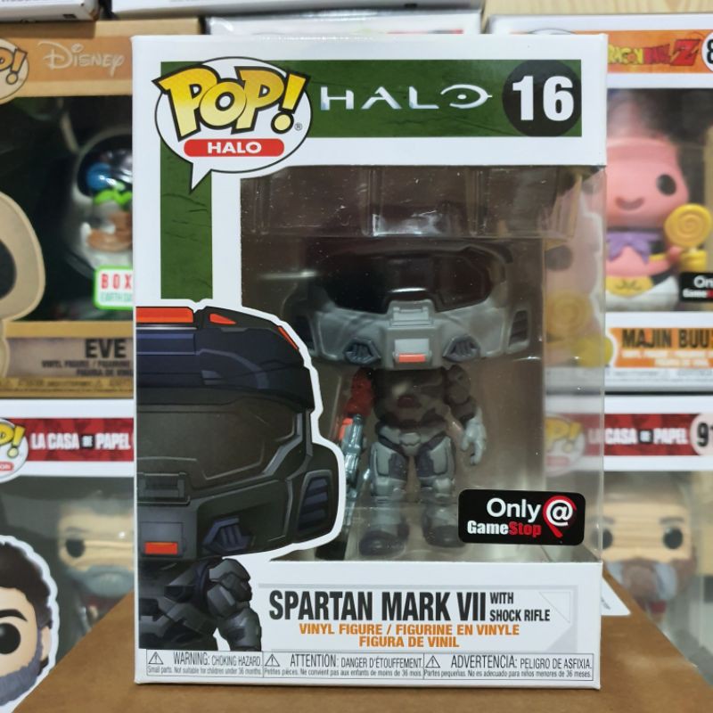 Đồ chơi mô hình funko pop 16 Spartan Mark VII with Shock Rifle - Halo