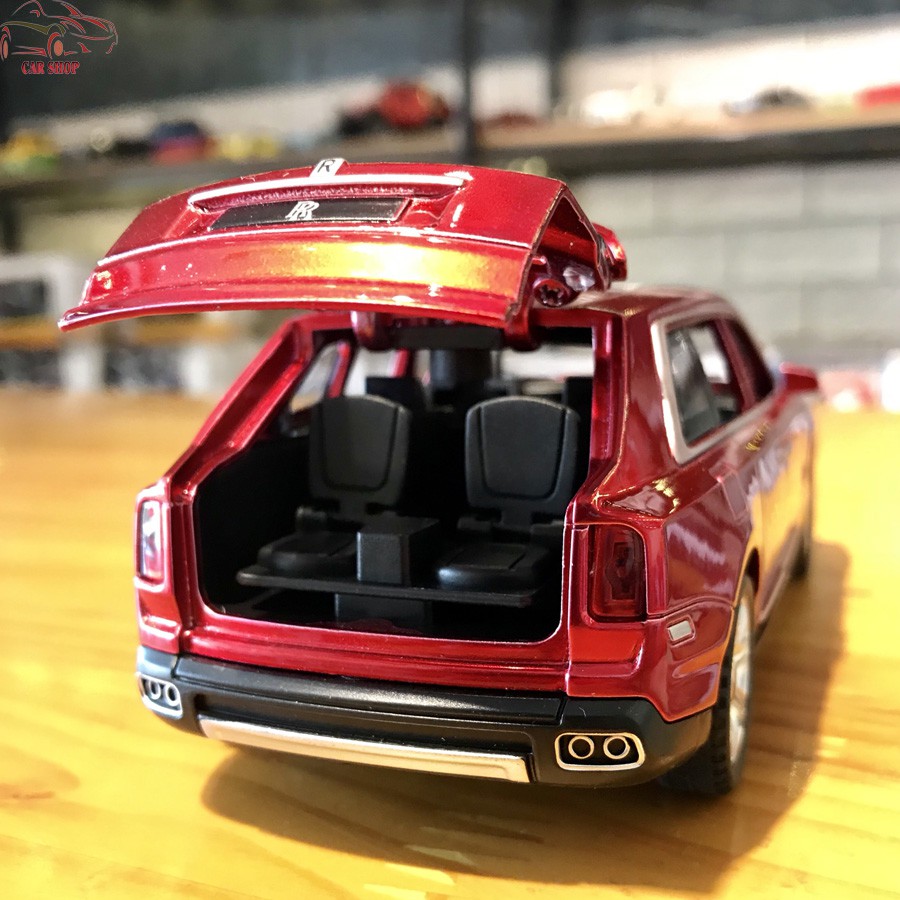 Mô hình xe ô tô Rolls-Royce Cullinan tỉ lệ 1:32 màu đỏ