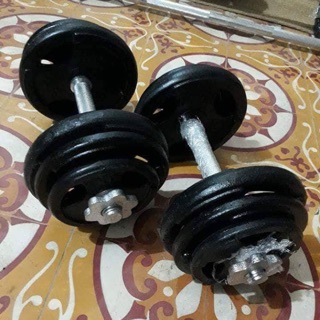 Bộ 2 tạ tay tháo lắp đôi 17,8kg