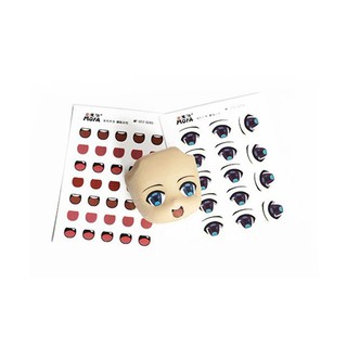 Sticker mắt miệng dán mặt búp bê trang trí dễ thương