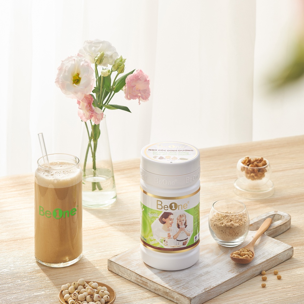 Combo 5 hộp Bột ngũ cốc dinh dưỡng BEONE giảm cân, tăng cân, lợi sữa mix 2 vị hộp 500gr