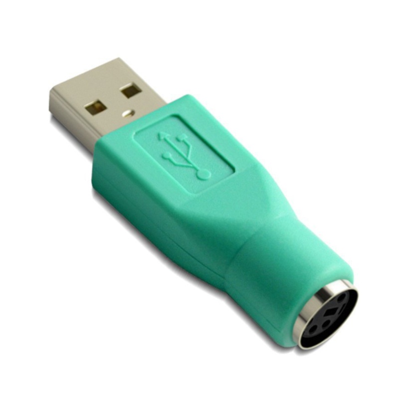 Set 2 Đầu Chuyển Đổi Ps2 Male Sang Usb Female Chuyên Dụng Chất Lượng Cao