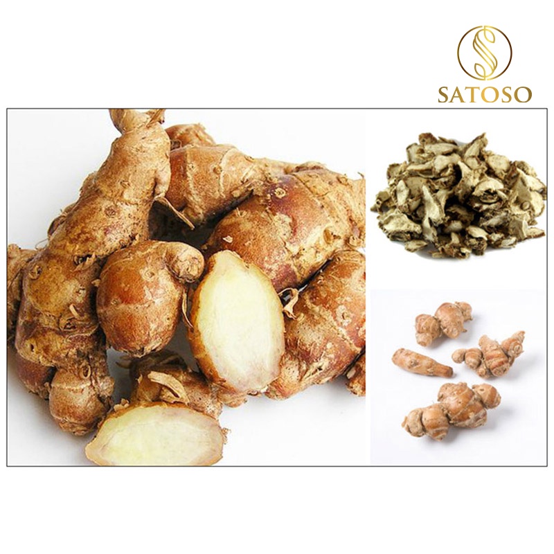 Củ địa liền hàng chuẩn 1kg tốt cho dạ dày giảm đau nhức xươ ng khớp SATOSO SA81