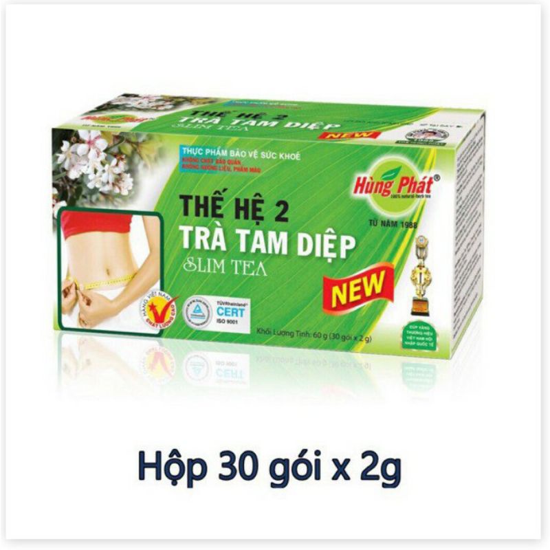 Trà Tam Diệp Thế Hệ 2⚡Cam kết Chính Hãng ⚡Hộp 30 gói