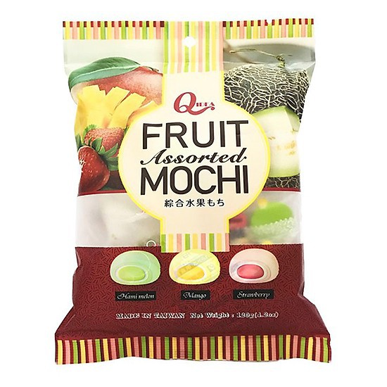 Bánh Mochi Royal Family Đài Loan Trái Cây Thập Cẩm Dưa Lưới, Xoài, Dâu 9 bánh 120g