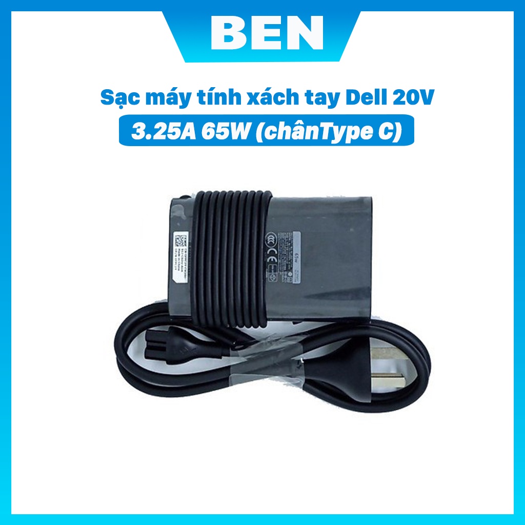 Sạc máy tính xách tay Dell 20V