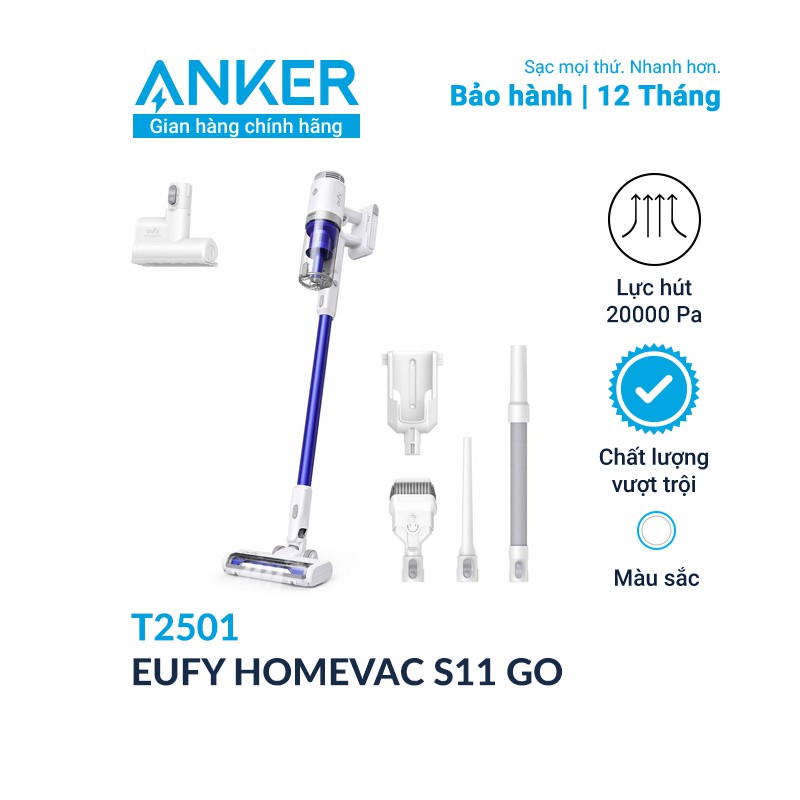 Máy hút bụi cầm tay không dây EUFY HomeVac S11 Go (by Anker) - T2501