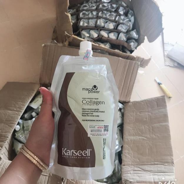 [ Chính Hãng] Ủ Tóc Collagen Karseell 500ml Siêu Mượt Phục Hồi Tóc Hư Tổn, Cấp Ẩm, Dưỡng Tóc Mềm Mượt | BigBuy360 - bigbuy360.vn