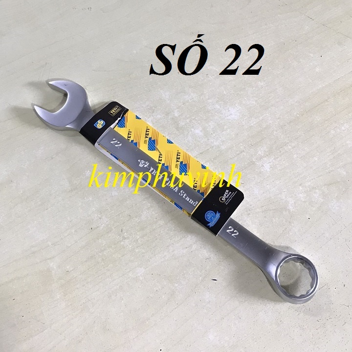 01 CÁI - 22mm CỜ LÊ VÒNG MIỆNG 22 - CỜ LÊ YETI 22 - KHÓA SỐ 22