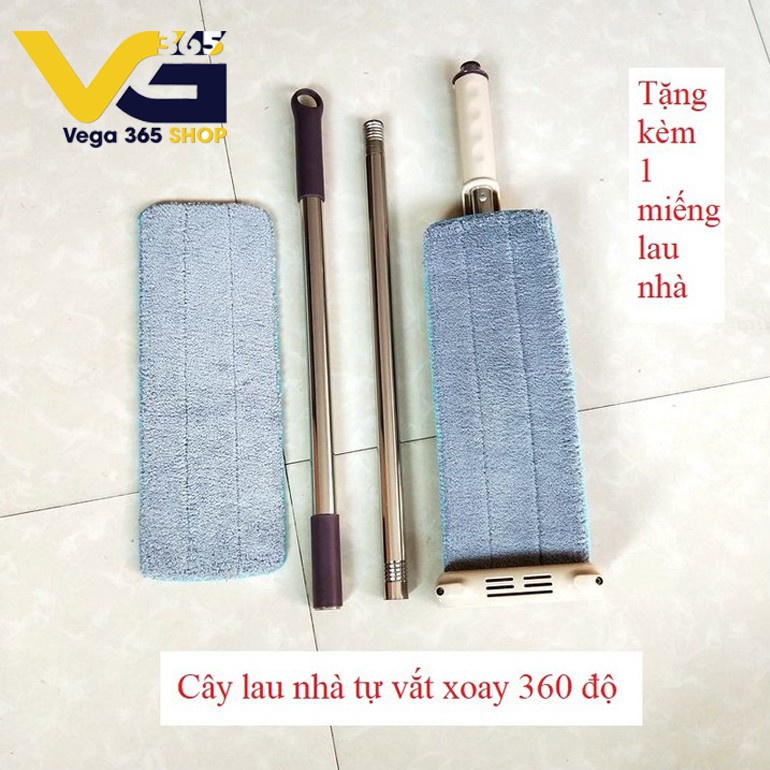 Cây lau nhà tự vắt Spin Mop 360