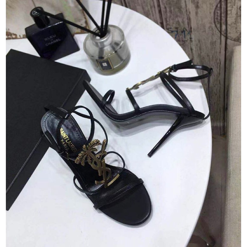 Cao gót da bê saint laurent thiết kế đẳng cấp quý cô 10.5Cm