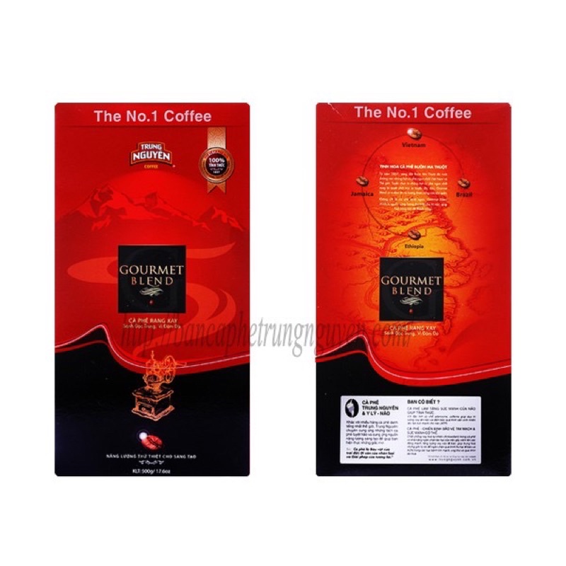 Cà Phê Rang Xay Trung Nguyên Gourmet Blend - 500gr