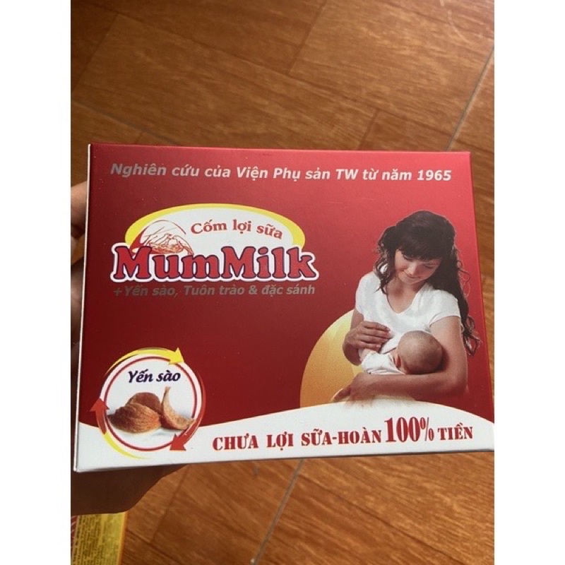 Combo 5 hộp Cốm lợi sữa Mummilk yến sào🧡chính hãng🧡- Tuôn trào, đặc sánh (1 hộp 20 gói)-không lợi sữa hoàn tiền