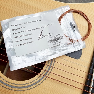 Hình ảnh Bộ dây đàn guitar acoustic chuyên lắp đàn cho các xưởng giá rẻ ( tặng kèm pick gảy )