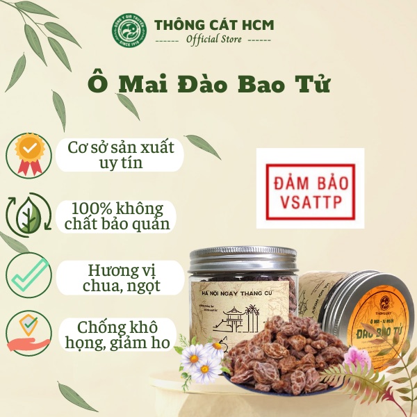 Ô Mai Xí Muội Hà Nội Đào Bao Tử Thông Cát HCM