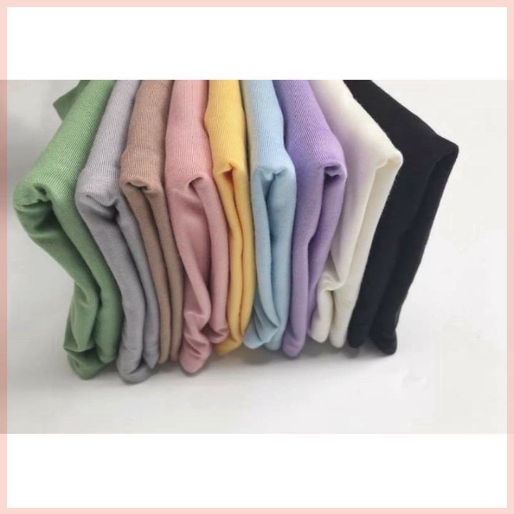 Áo Dài Tay Cao Cổ Cao 3 Phân Trơn Chất Thun Lạnh Cho Bé Minky Mom LILIKIDS AP11