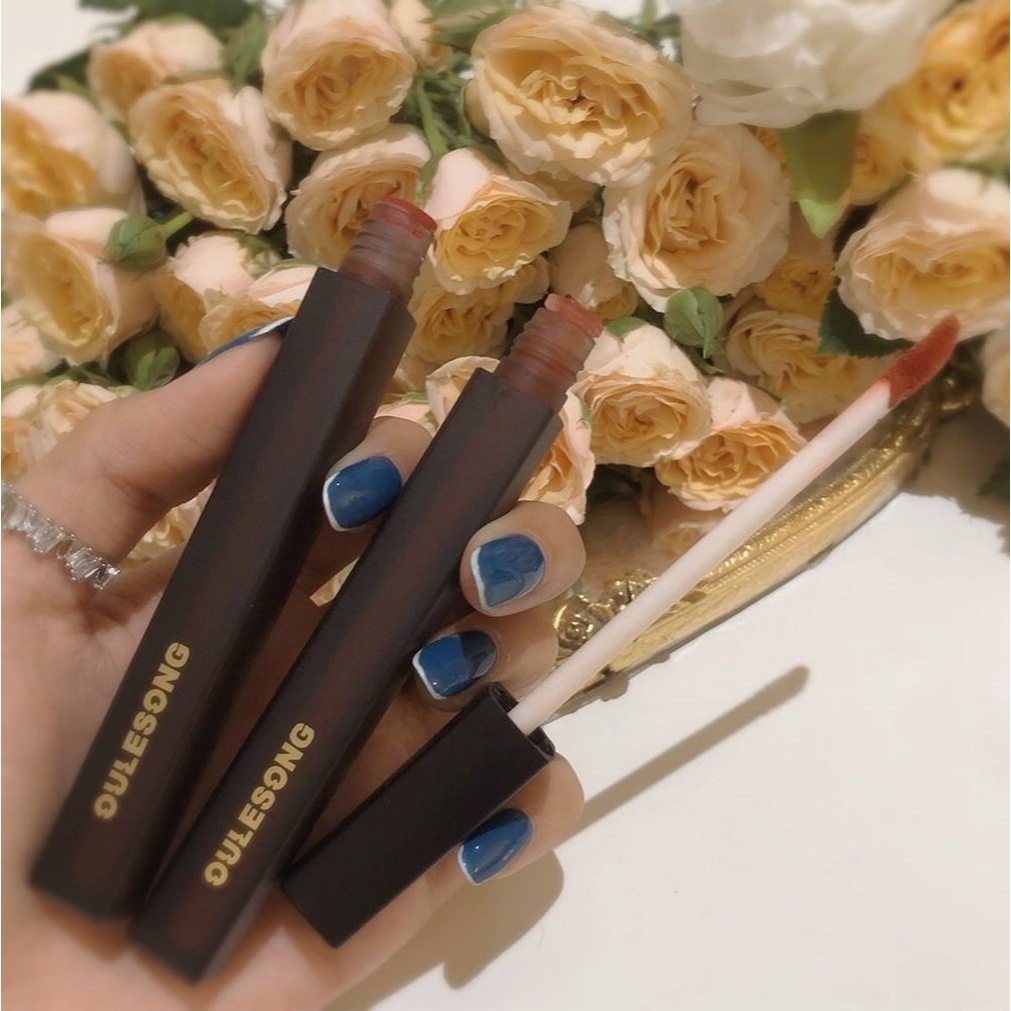 Son kem dải ngân hà OULESONG mịn lì mềm môi Can Exulting Star River Mist Sense Lip Glaze siêu hot trend OULE02 | BigBuy360 - bigbuy360.vn