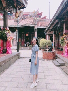 Đầm voan dài