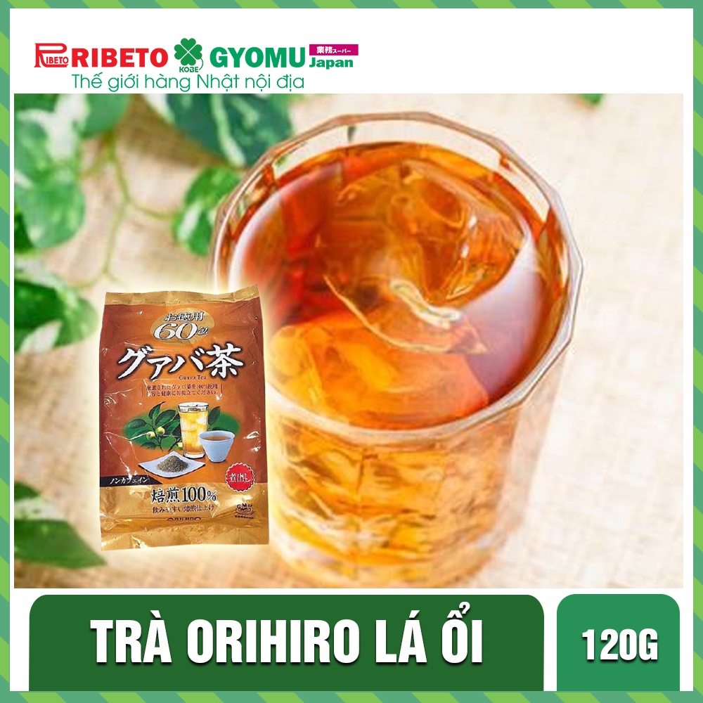 ( Trà Giảm Cân ) Trà Orihiro lá ổi 2gx20gói 120g - Hàng Nhật nội địa