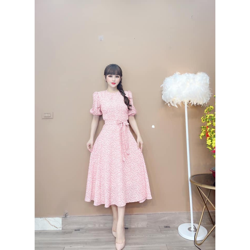 [Mã SKAMA06 giảm 8% tối đa 50K đơn 250K] Monoco- Váy hoa xếp ly ngực- 8438 | BigBuy360 - bigbuy360.vn