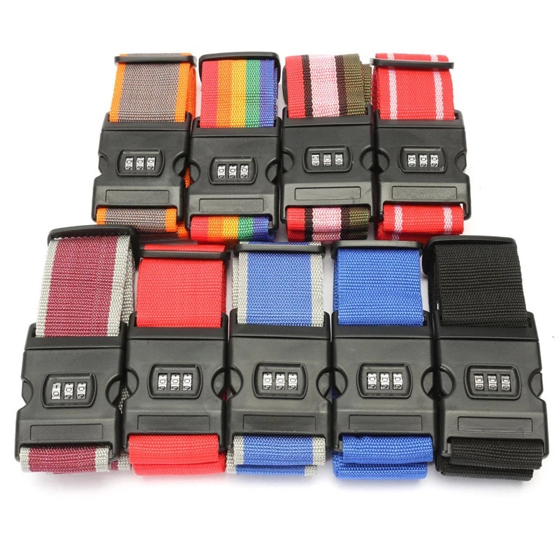 Dây Đai Có Khóa Mật Khẩu Cho Va Li Du Lịch