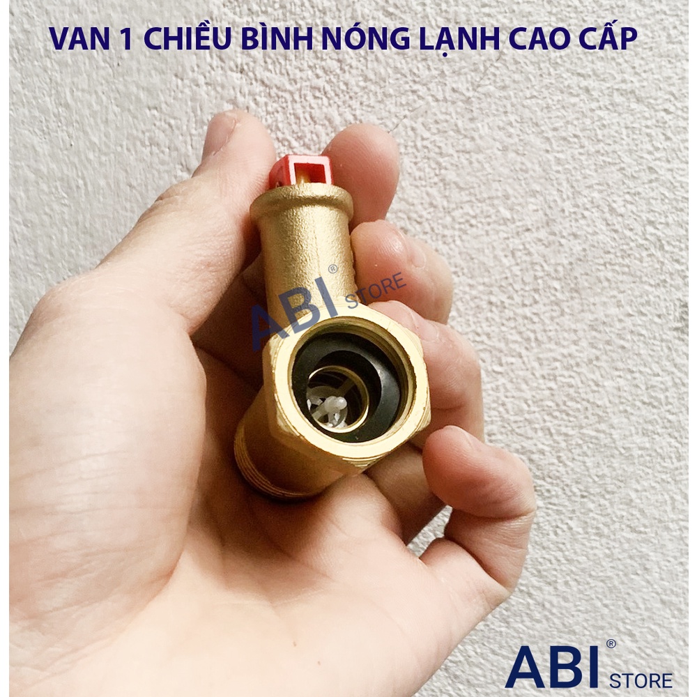 VAN 1 CHIỀU BÌNH NÓNG LẠNH CAO CẤP CÓ ỐC VẶN GIỮ