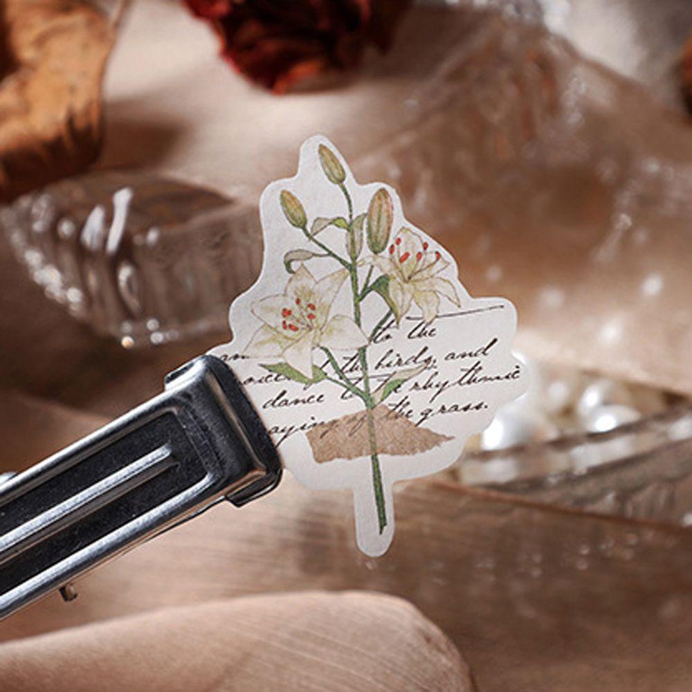 Bộ 40 Miếng Dán Trang Trí Sổ Tay / Nhật Ký / Trang Trí Sổ Tay Kiểu Retro DIY