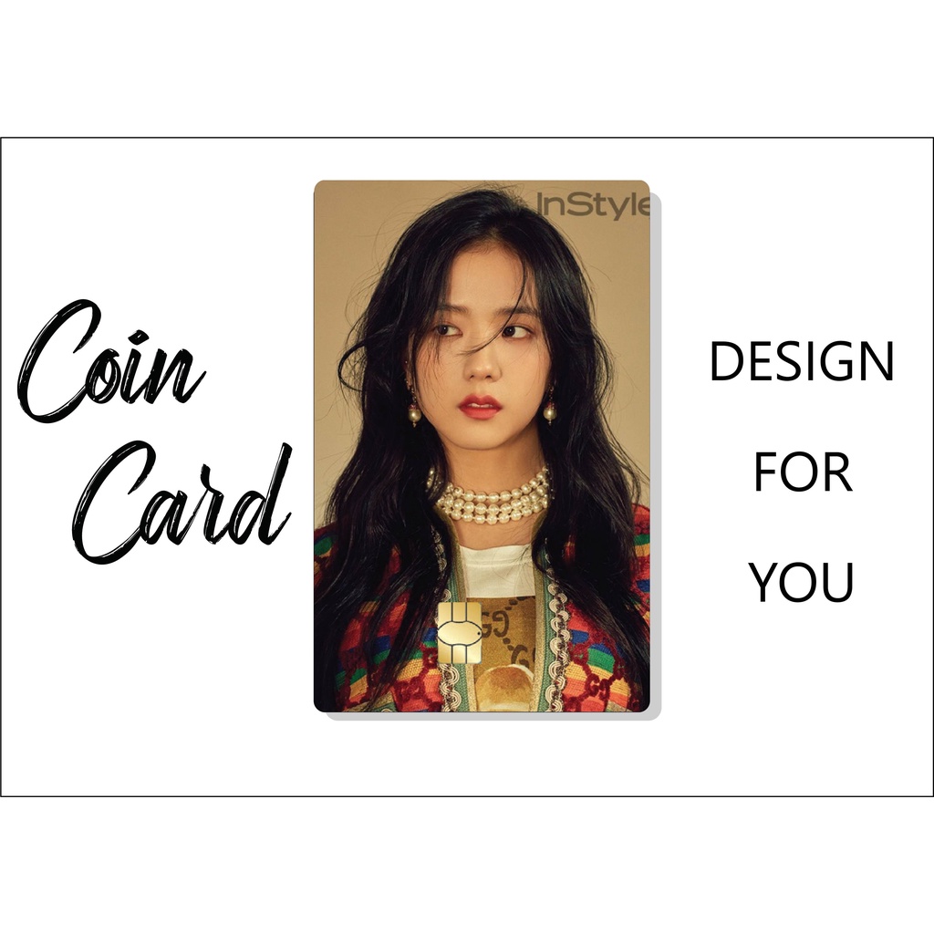 BLACKPINK'S SKINCARD (️ Miếng dán Thẻ ATM, debit, thẻ từ, thẻ chung cư, bảo vệ thẻ) | Dán thẻ ATM COINCARD