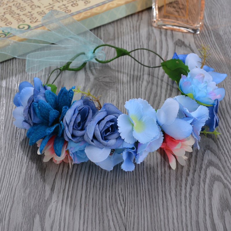 Vòng Hoa Đội Đầu Kiểu Boho Cho Nữ