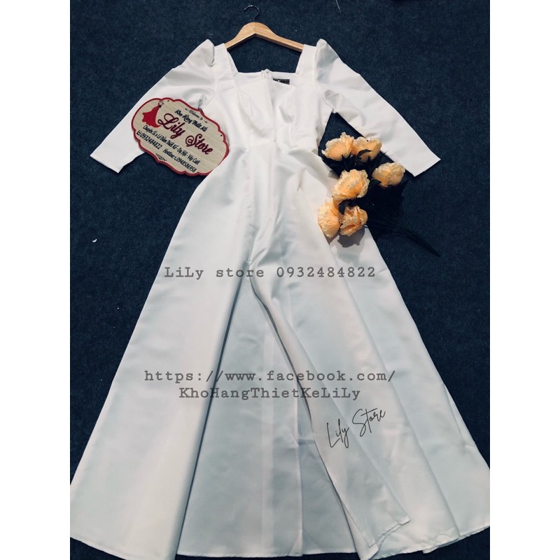 ĐẦM MAXI DÀI TAY XẺ ĐUỒI full size :S/M/L/Xl ( ẢNH VÀ VIDEO CHỦ SHOP TỰ QUAY 100000% )