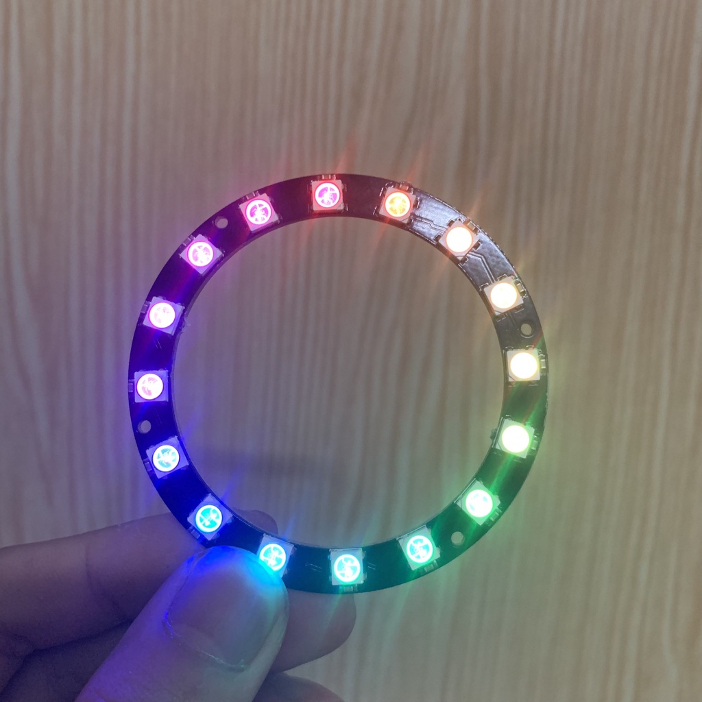 Vòng LED Neopixel Ring WS2812B RGB 16/24/60 bóng