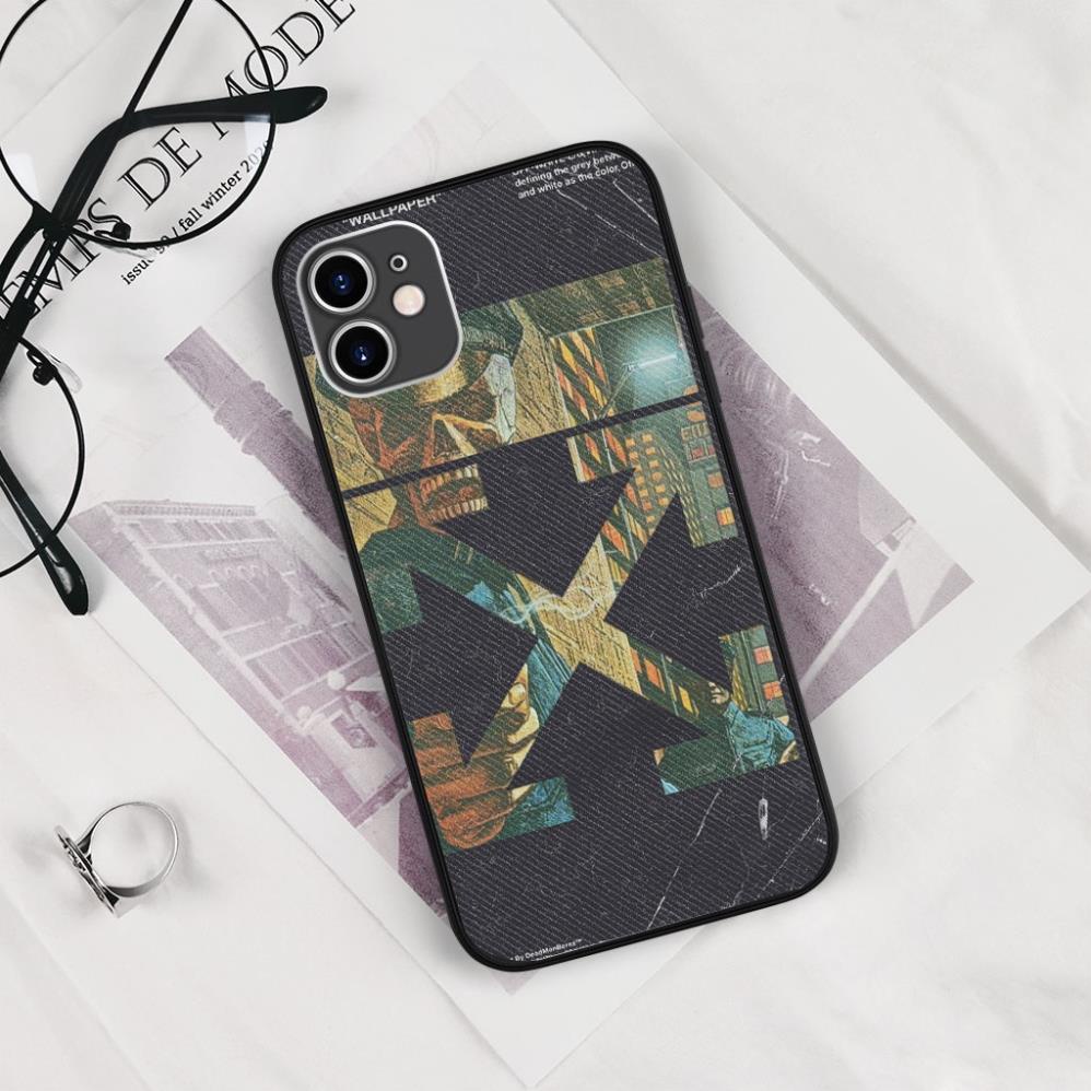 Ốp lưng OFF White SKULL police Kinh dị cho Iphone 5 6 7 8 Plus 11 12 Pro Max X Xr OFFPOD00131
