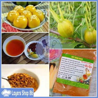 Bột tạo màu vàng tươi màu tự nhiên/ bột dành dành tạo màu vàng hàng Việt Nam