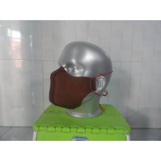 khẩu trang cá tính da bò - leather mask